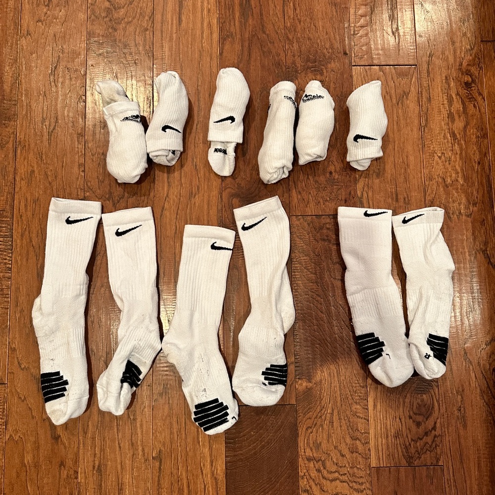 Nike elite crew mid sock lot